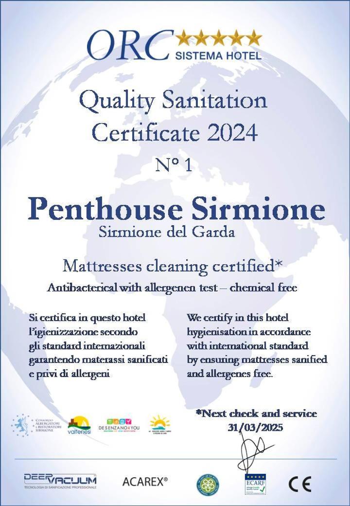 Penthouse Sirmione Close The Lake Exterior photo